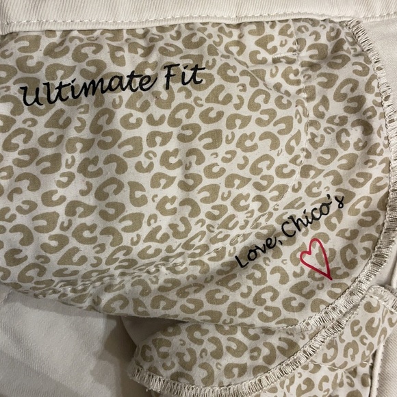 CHICOS WOMENS PLATINUM DENIM ULTIMATE FIT STRETCH size 1.5 chicos 8/10 reg - Picture 5 of 13